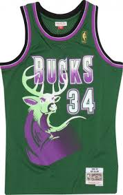 Become a fan to get. Mitchell Ness Ray Allen 34 Milwaukee Bucks Swingman Nba Hwc Basketball Trikot Ebay
