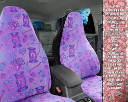 Car Seat Covers Pastel Goth