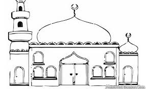 Karikatur memiliki tampilan yang lucu bahkan karikatur sering kali menjadi unsur dalam kartun. Gambar Masjid Kartun Hitam Putih