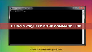 how to use mysql from the command line