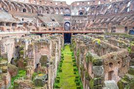 colosseum with underground and arena