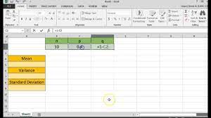 using excel to calculate the mean