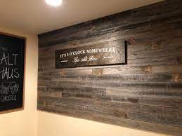 Real Weathered Wood Planks Walls Rustic