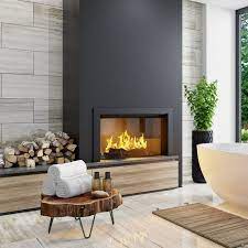 Farmhouse Fireplace Tile Ideas 11