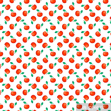 Wallpaper Red Apple Fruit Seamless