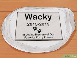 3 ways to make a pet grave marker wikihow