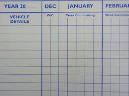 vehicle maintenance planner chartwise