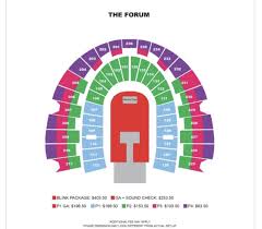 190219 Seating And Prices For Blackpink Concert At The Forum