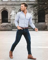 dress shirt with jeans outfits for men