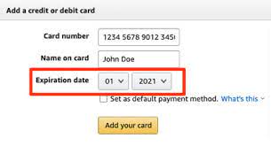 Check spelling or type a new query. How To Add Your Amazon Store Card As A Payment Option How To Find The Expiration Date And How To Make A Payment
