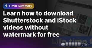 shutterstock and istock videos