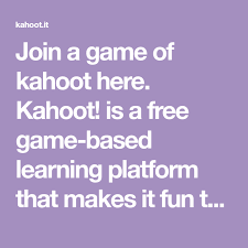 Kahoot game pin is basically a code that you use to enter the game. Join A Game Of Kahoot Here Kahoot Is A Free Game Based Learning Platform That Makes It Fun To Learn Any Game Based Learning Kahoot Learning And Development