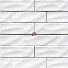 White 3x12 Handcrafted Wavy Subway Tile