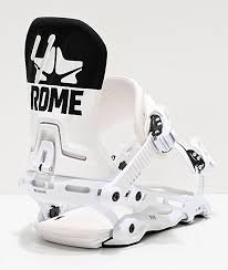 Rome D O D White Black Snowboard Bindings 2020