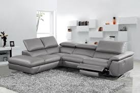 dark grey eco leather sectional sofa