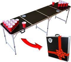How to set up a beer pong championship. Amazon Com Gopong 8 Foot Portable Folding Beer Pong Flip Cup Table 6 Balls Included Sports Outdoors