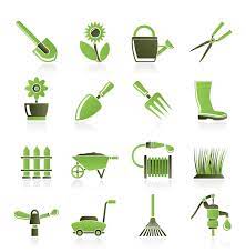 Garden Design Icons Vector Images