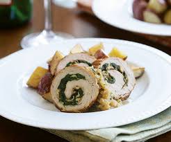Grab a rusty iron skillet and add a couple of tablespoons of olive oil. Spinach Mushroom Stuffed Pork Tenderloin With Sherry Cream Sauce Recipe Finecooking