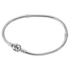 pandora silver bracelet argento com