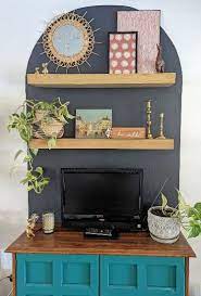 Dining Room Arch Wall Shelf Styling