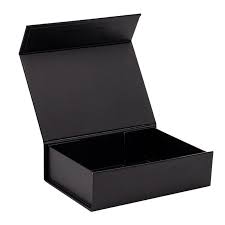 a6 shallow black magnetic gift box