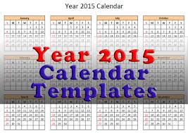 8 Complete 2015 Calendar Template Designs To Download Free