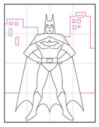 All my lessons are narrated and drawn in real time. How To Draw Batman Art Projects For Kids