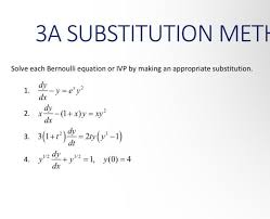 Solve Each Bernoulli Equation Or Ivp By
