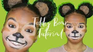 teddy bear makeup tutorial halloween