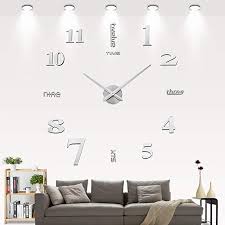 Modern Large 3d Wall Clock Numbers