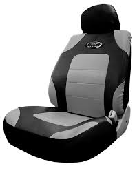 R Racing Gray Sport Low Back Seat Cover