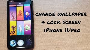 change wallpaper and lock screen