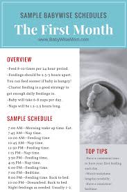 Infant Baby Feeding Chart Schedule And Guide Hercottage