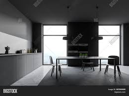 To build a cabinet, start by cutting panels for the bottom and sides out of mdf, plywood, or another type of. Loft Dark Gray Kitchen Image Photo Free Trial Bigstock