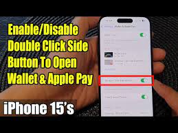 side on to open wallet apple pay