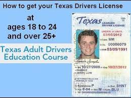 texas drivers license video at ages 18
