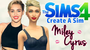 the sims 4 create a sim miley cyrus