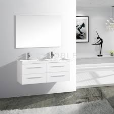 Venice 48 Inch Double Sink Floating