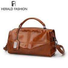 Us 18 89 40 Off Herald Fashion Large Capacity Women Tote Bags Causal Female Boston Shoulder Bag New Designer Handbag Ladies Messenger Bags In