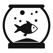 Fish Home Aquarium Vector Icon