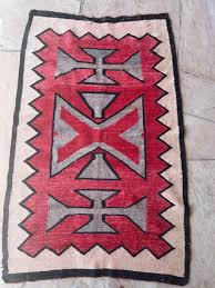 antique navajo rug blanket crosses