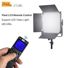 Us 17 72 30 Off Pixel Lc5 Shutter Relase Wireless Timer Led Remote Control K60 K80 K90 Studio Photography Light In Shutter Release From Consumer
