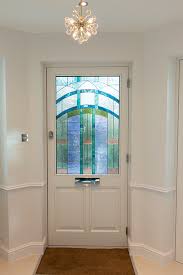 stained glass door installation in enfield