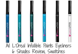 all l oreal infallible paints eyeliners