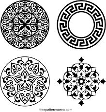 circle dxf pattern vector free