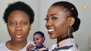 If you are looking for protective hairstyles for short natural hair or long hair, you might want to try with box braids, maintain hair becomes very easy. I Can T Cornrow No Problem Abeg Easy Natural Protective Style Short 4c Natural Hair Tutorial Youtube