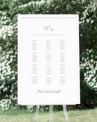 wedding seating charts quick delivery