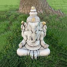 Stone Ganesha Sculpture Hindu Statue