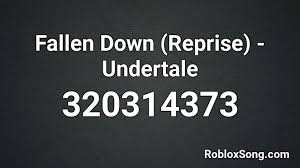 Full download the sans song roblox. Fallen Down Reprise Undertale Roblox Id Roblox Music Codes