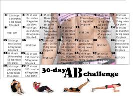 30 Day Ab Challenge 30 Day Ab Challenge 30 Day Ab Workout